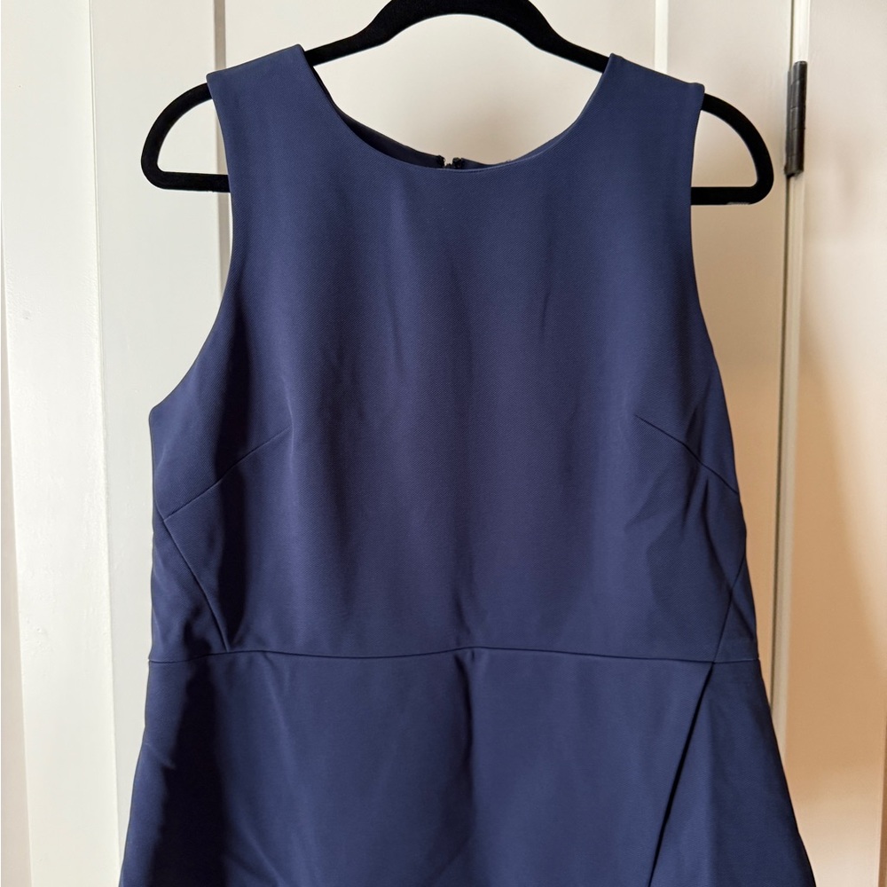 Halogen Navy Textured Fabric